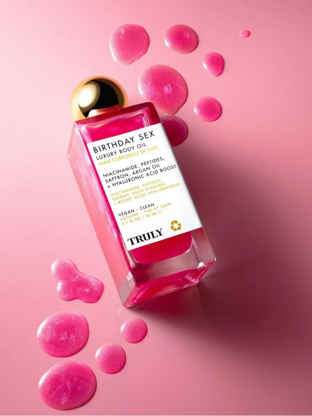 TRULY Birthday Sex Luxury Body Oil 90ml / 3.1oz NEW No Box